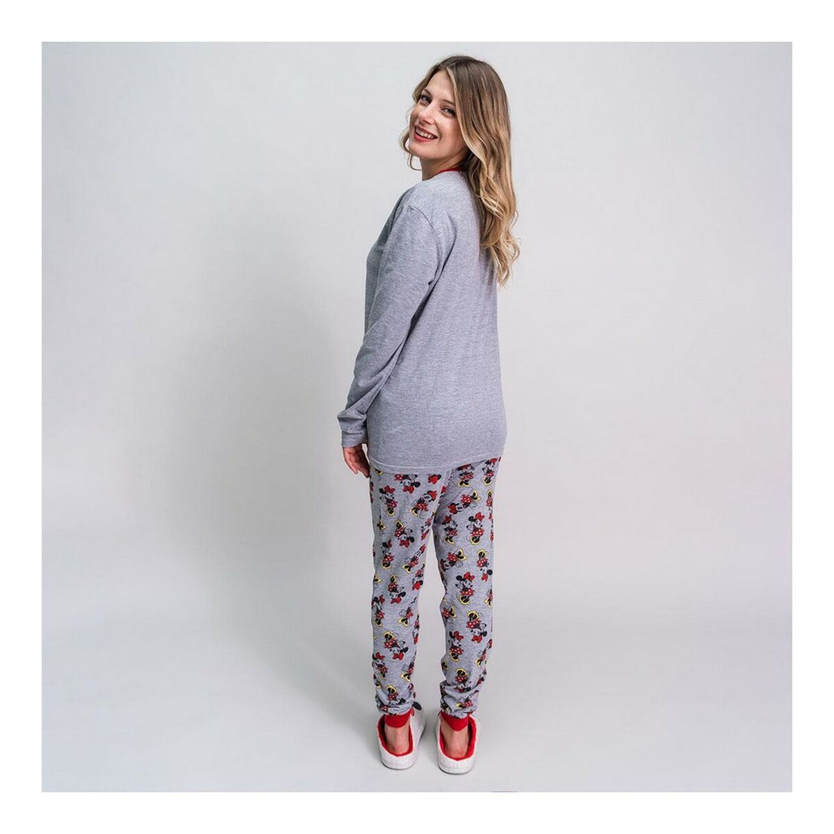 Pyjama Minnie Mouse Grey Lady-3
