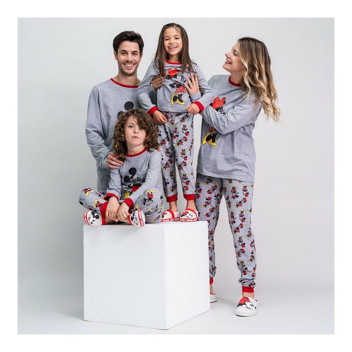 Pyjama Minnie Mouse Grey Lady-2