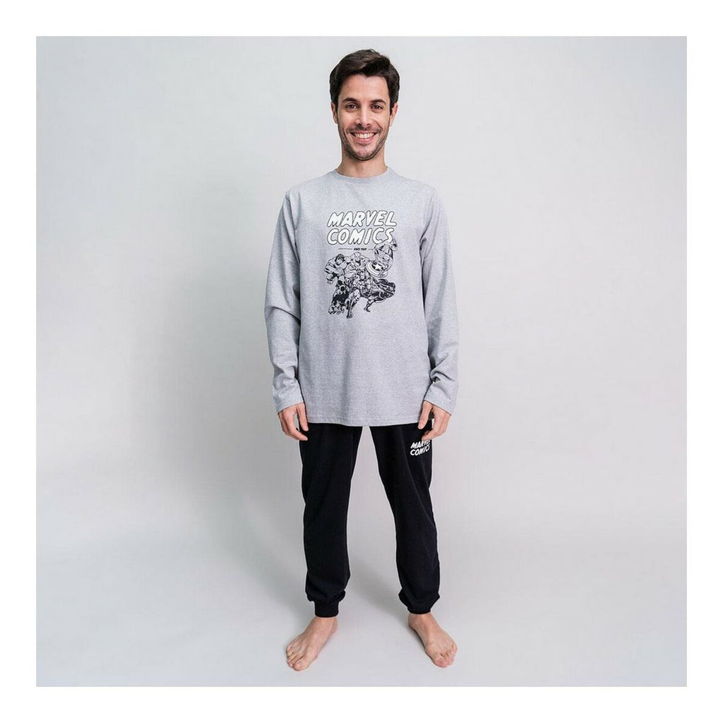 Pyjama Marvel Grey (Adults) Men-2