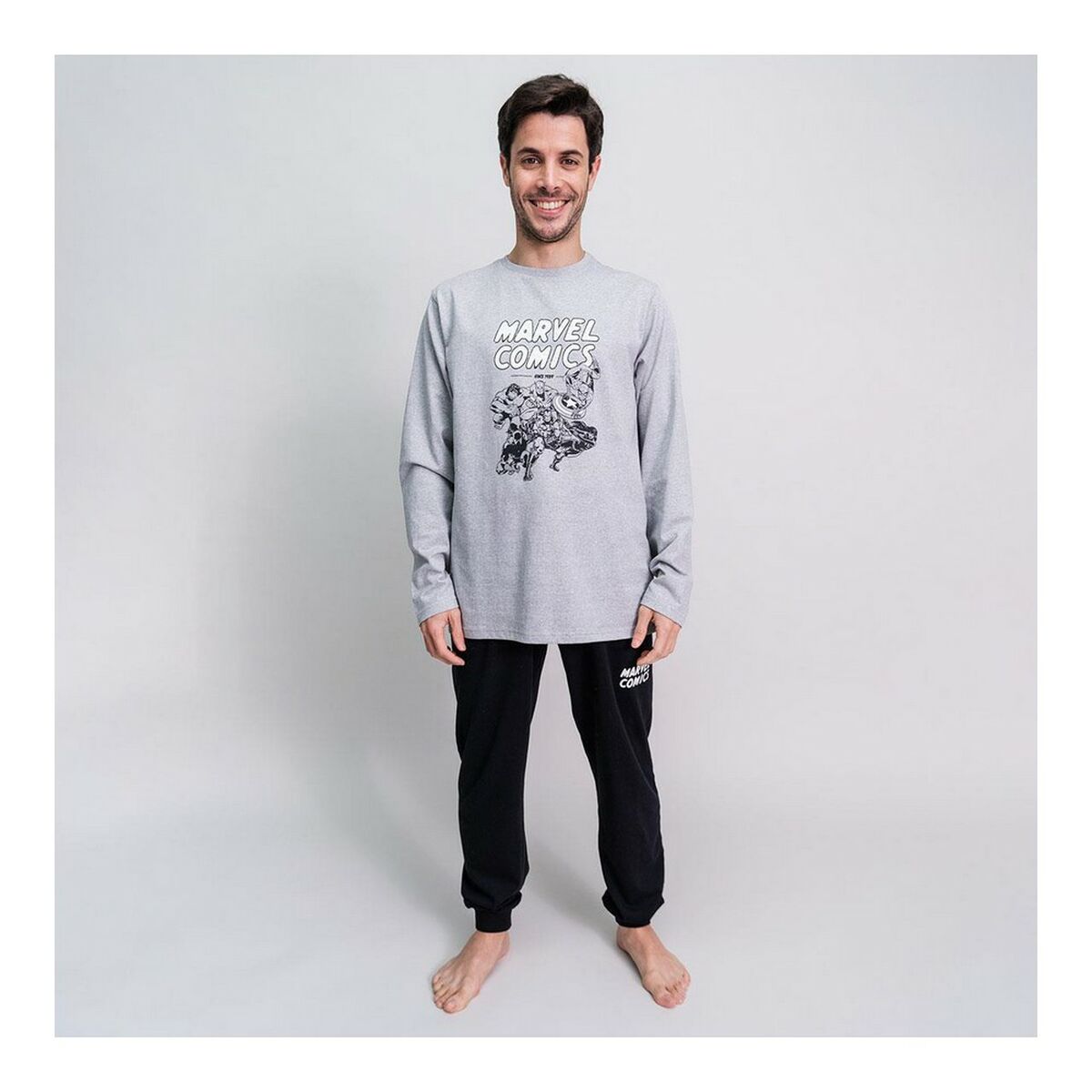 Pyjama Marvel Grey (Adults) Men-2