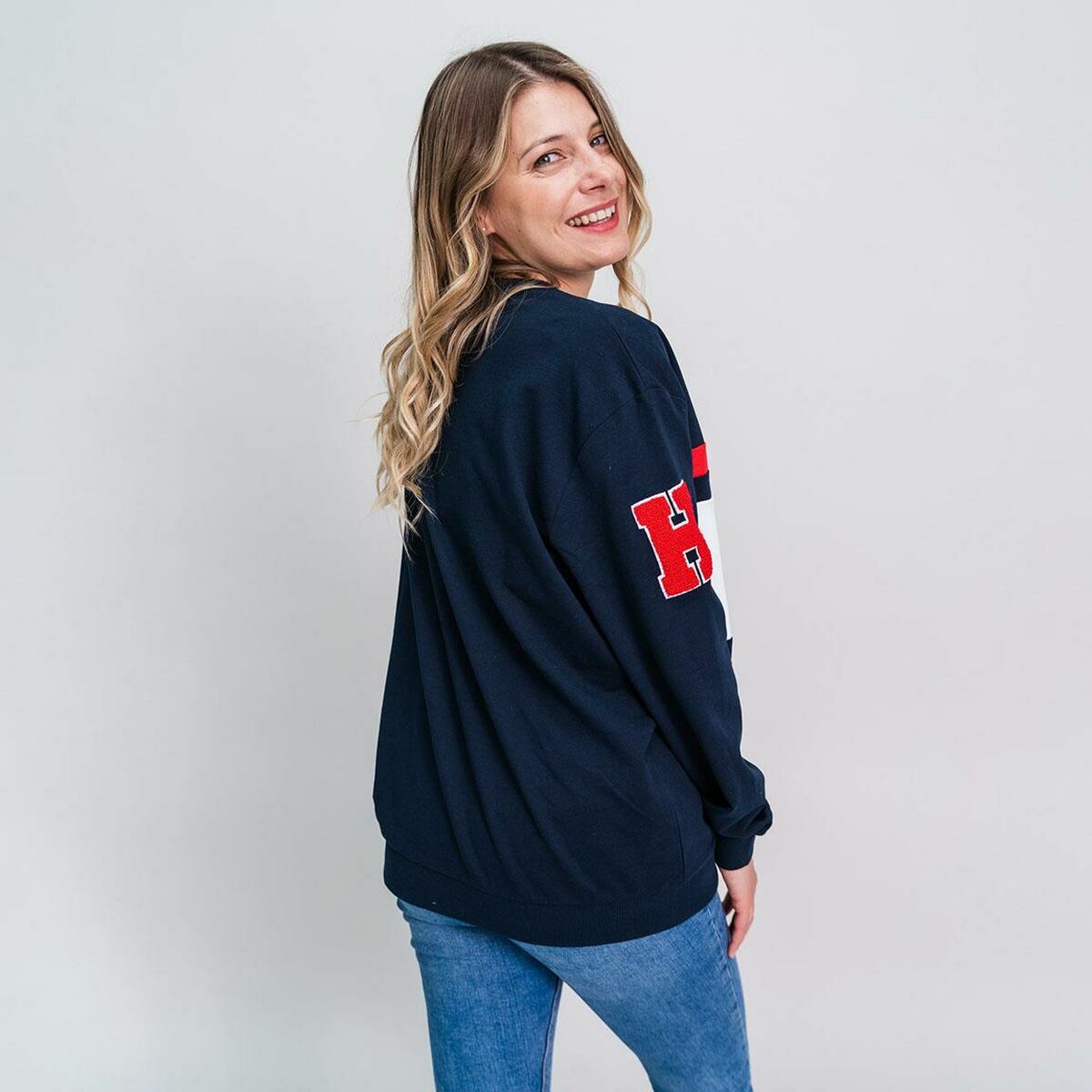 Women’s Sweatshirt without Hood Harry Potter Dark blue-7