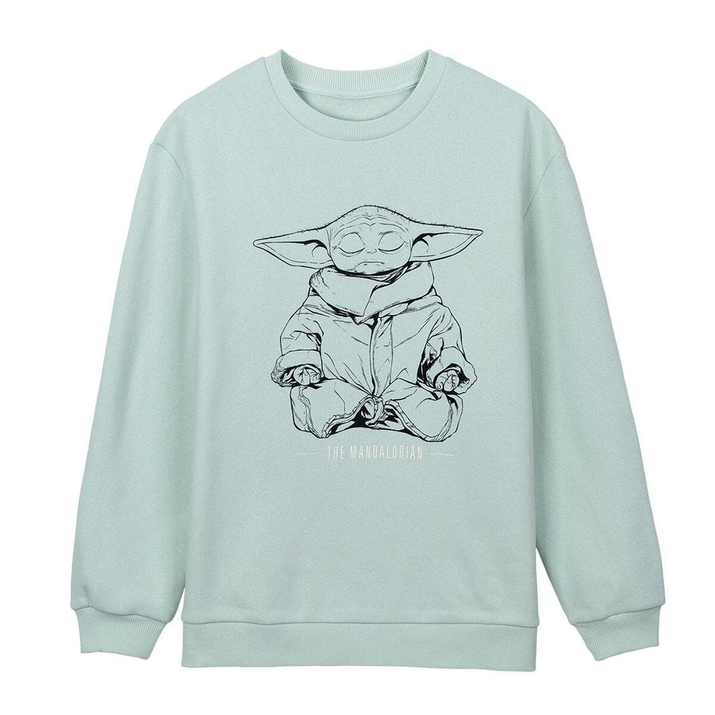 Women’s Sweatshirt without Hood The Mandalorian Green Light Green-0