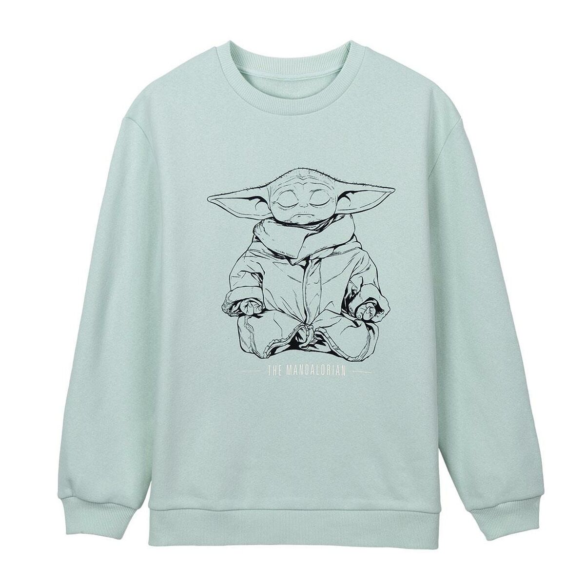 Women’s Sweatshirt without Hood The Mandalorian Green Light Green-0