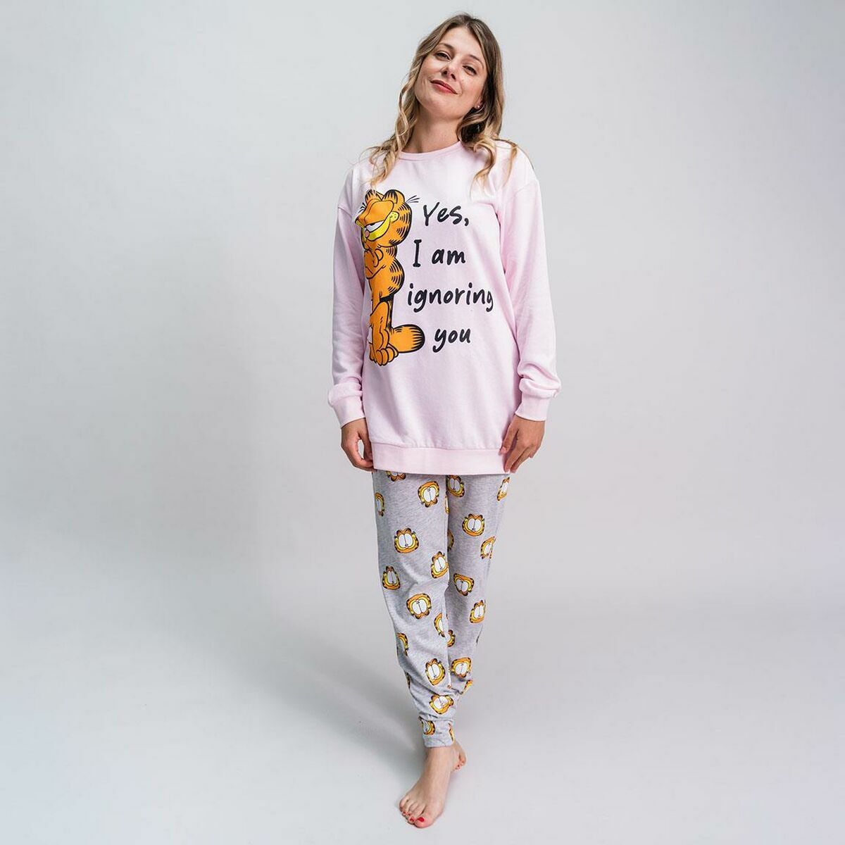Pyjama Garfield Light Pink-2