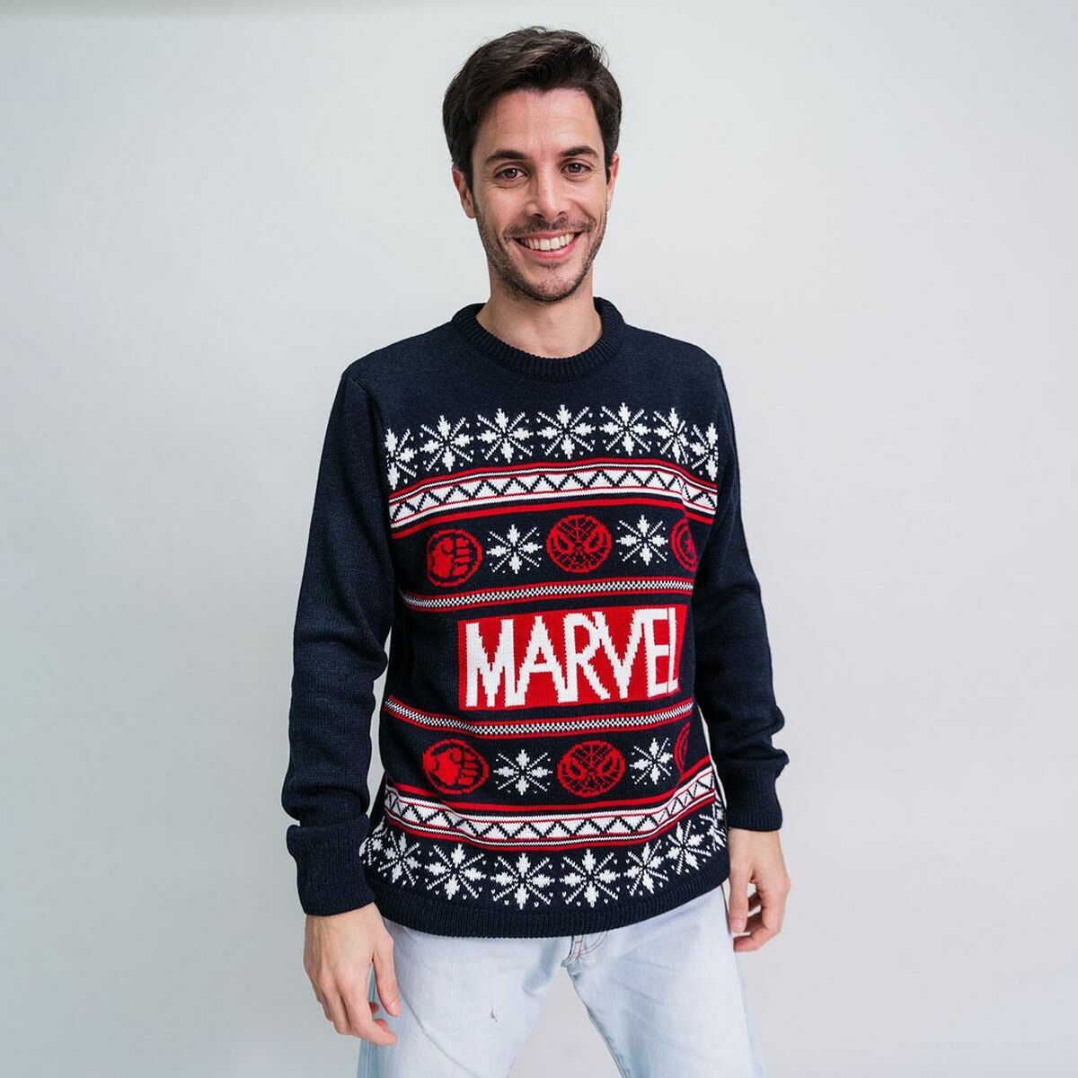 Unisex Jumper Marvel Dark blue-4