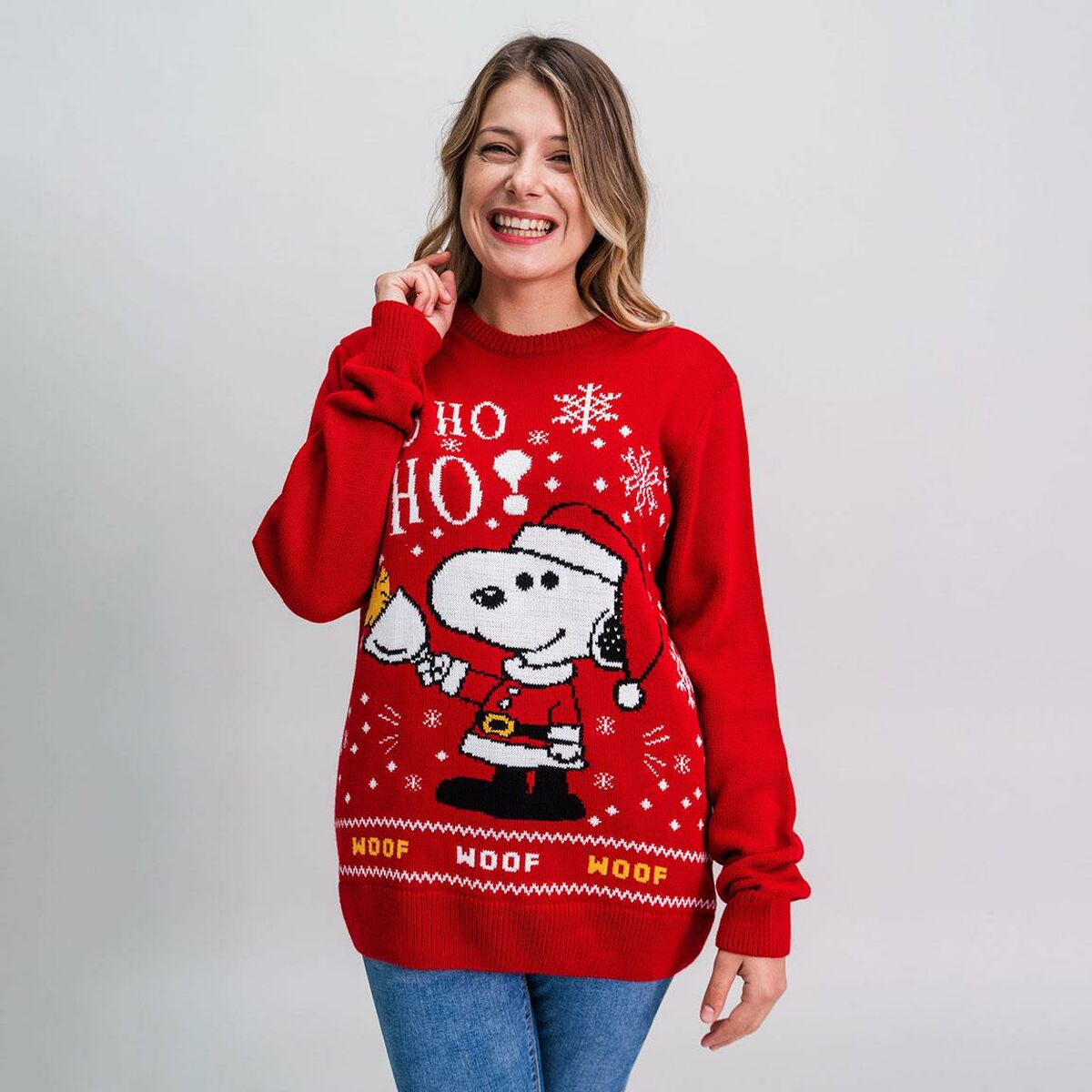 Unisex Jumper Snoopy Red-5