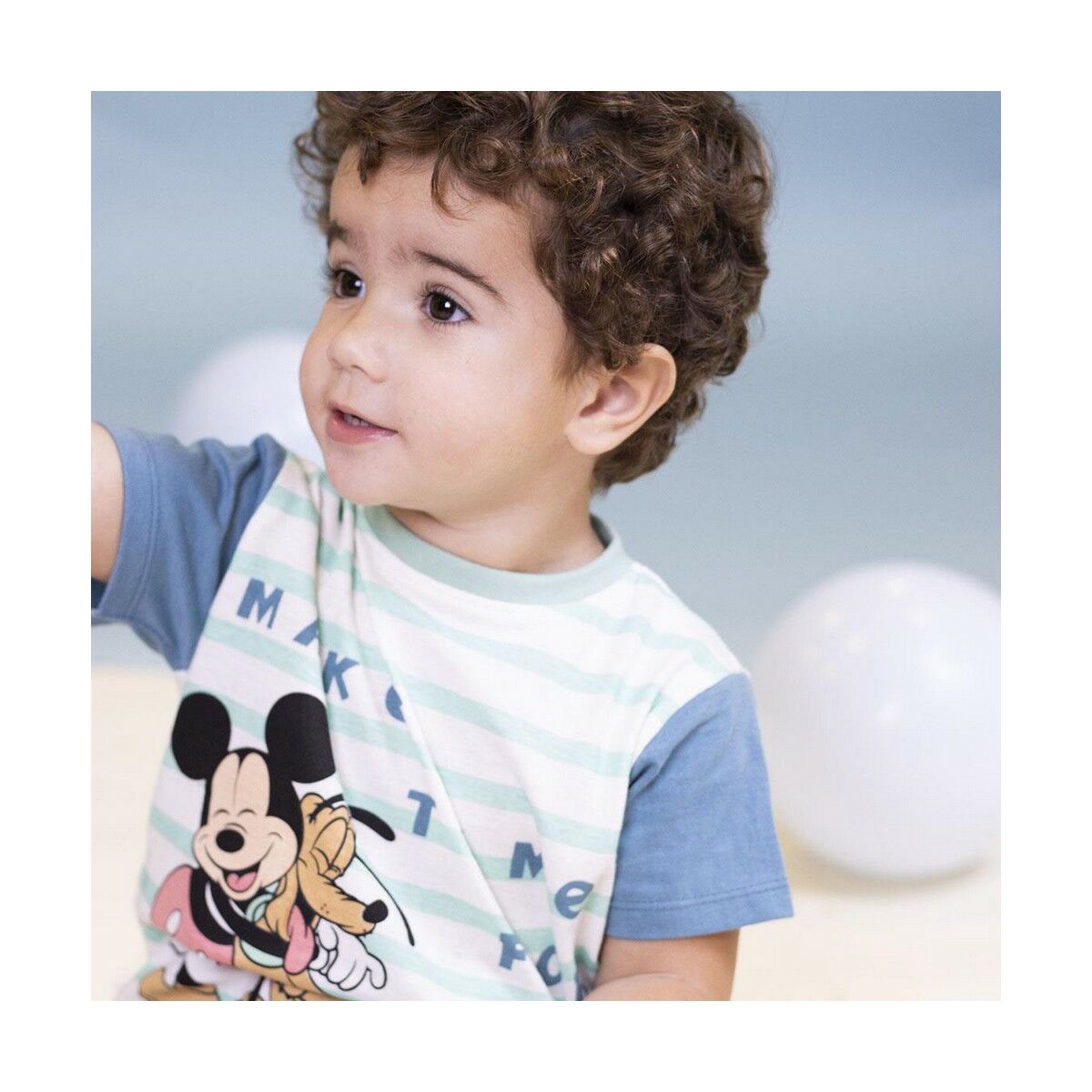 Short Sleeve T-Shirt Mickey Mouse Multicolour Children's-5