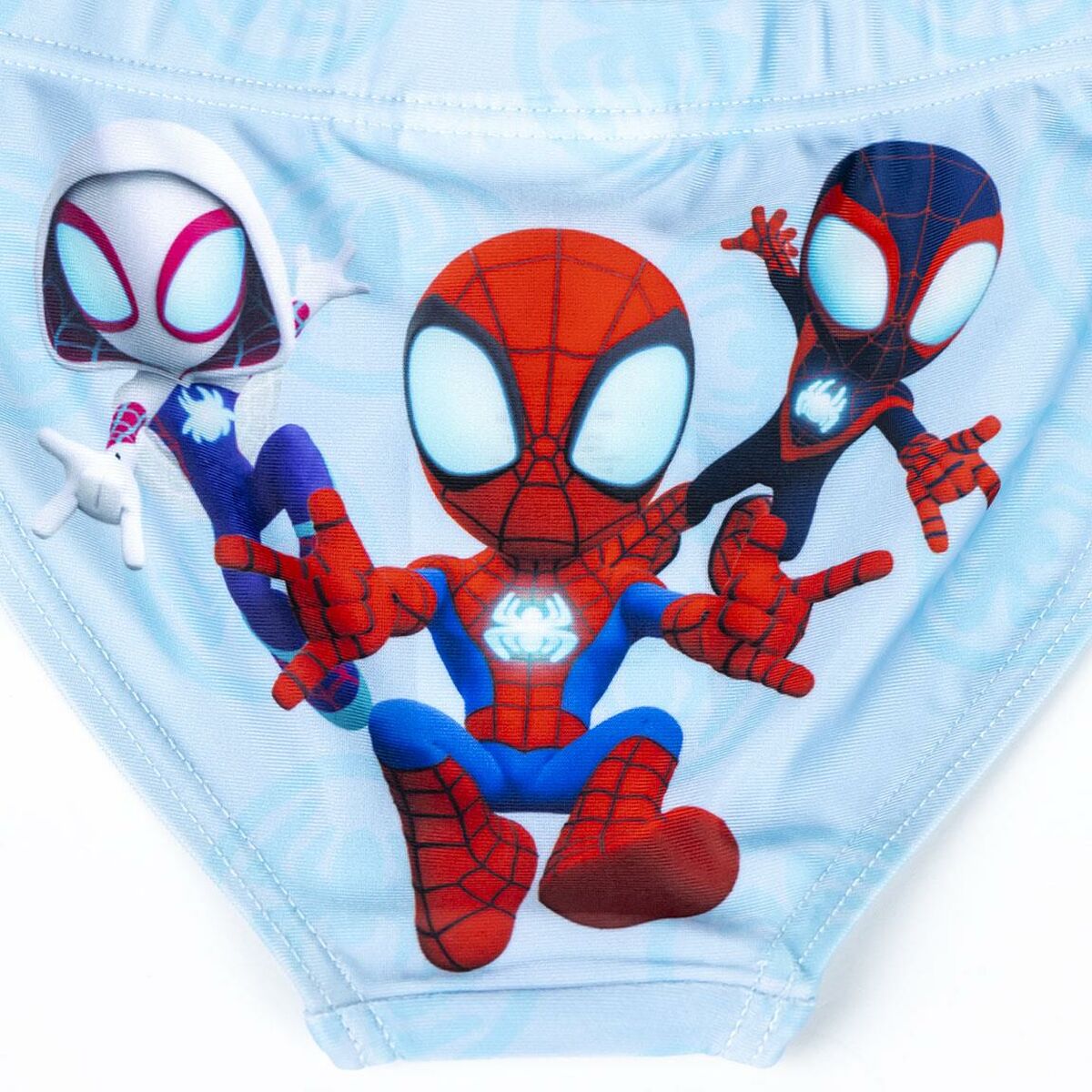 Children’s Bathing Costume Spidey Light Blue-2