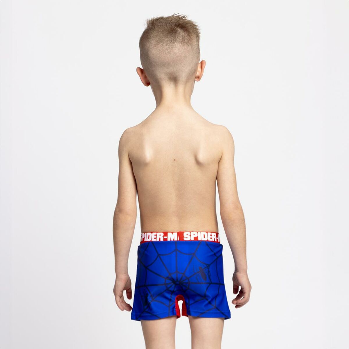 Boys Swim Shorts Spider-Man Red-3