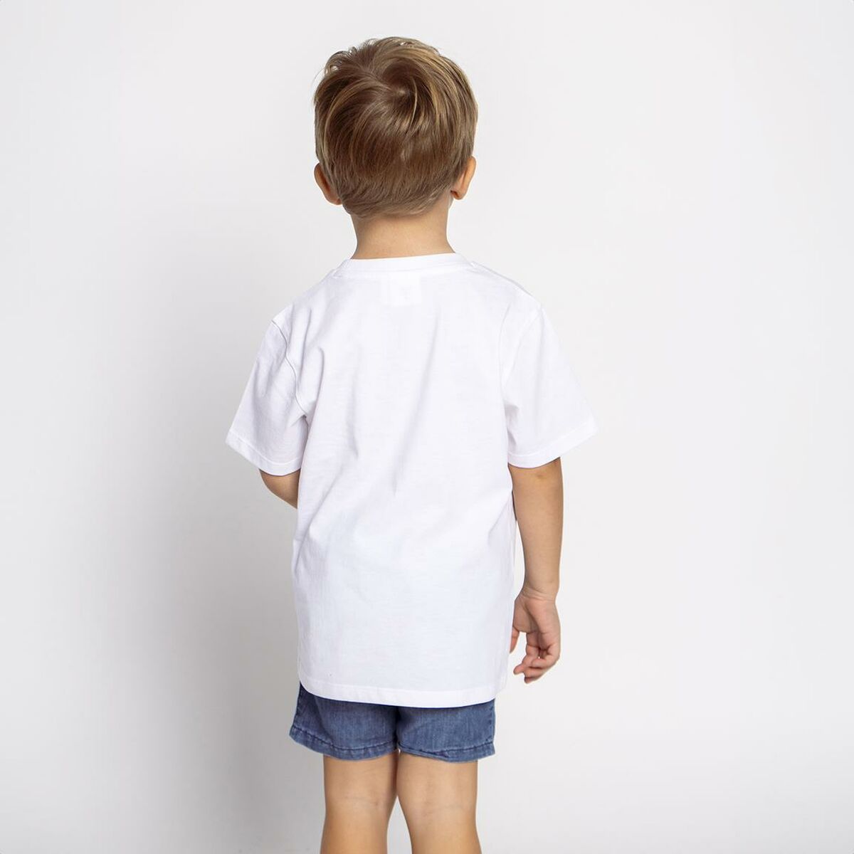 Child's Short Sleeve T-Shirt The Paw Patrol White-1