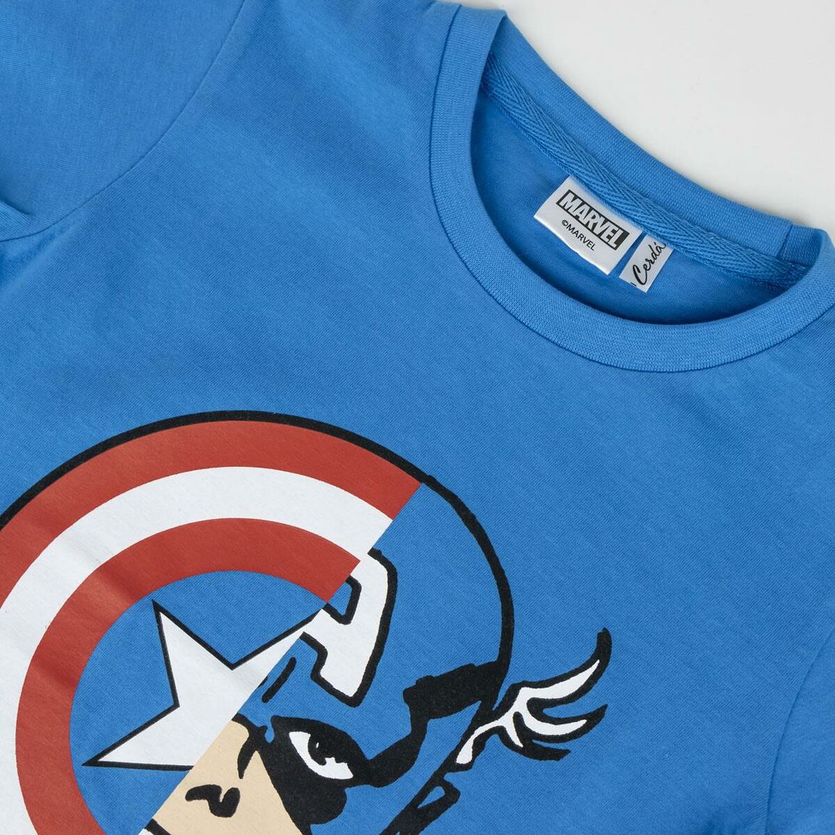 Child's Short Sleeve T-Shirt The Avengers Blue-2