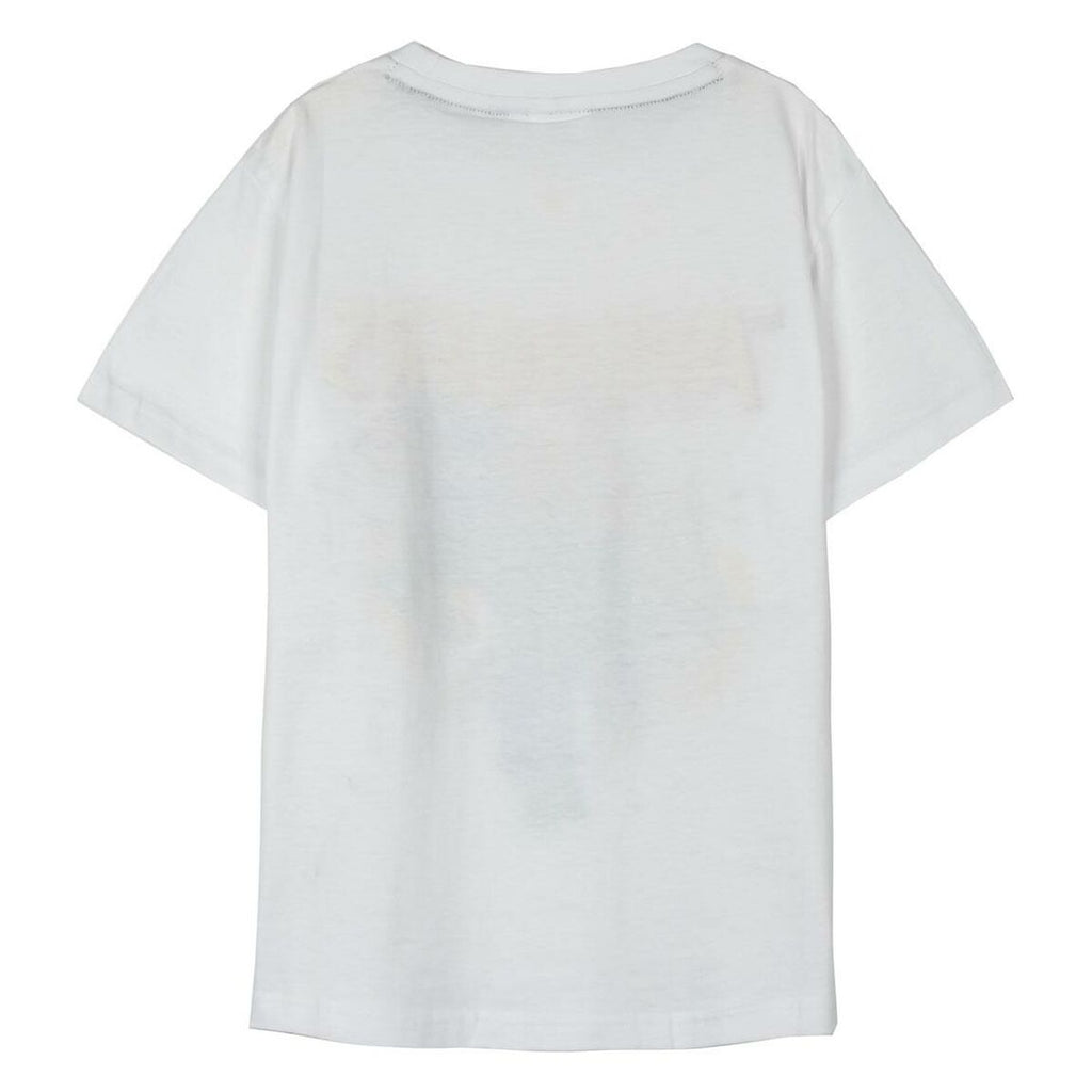 Child's Short Sleeve T-Shirt Marvel White-2