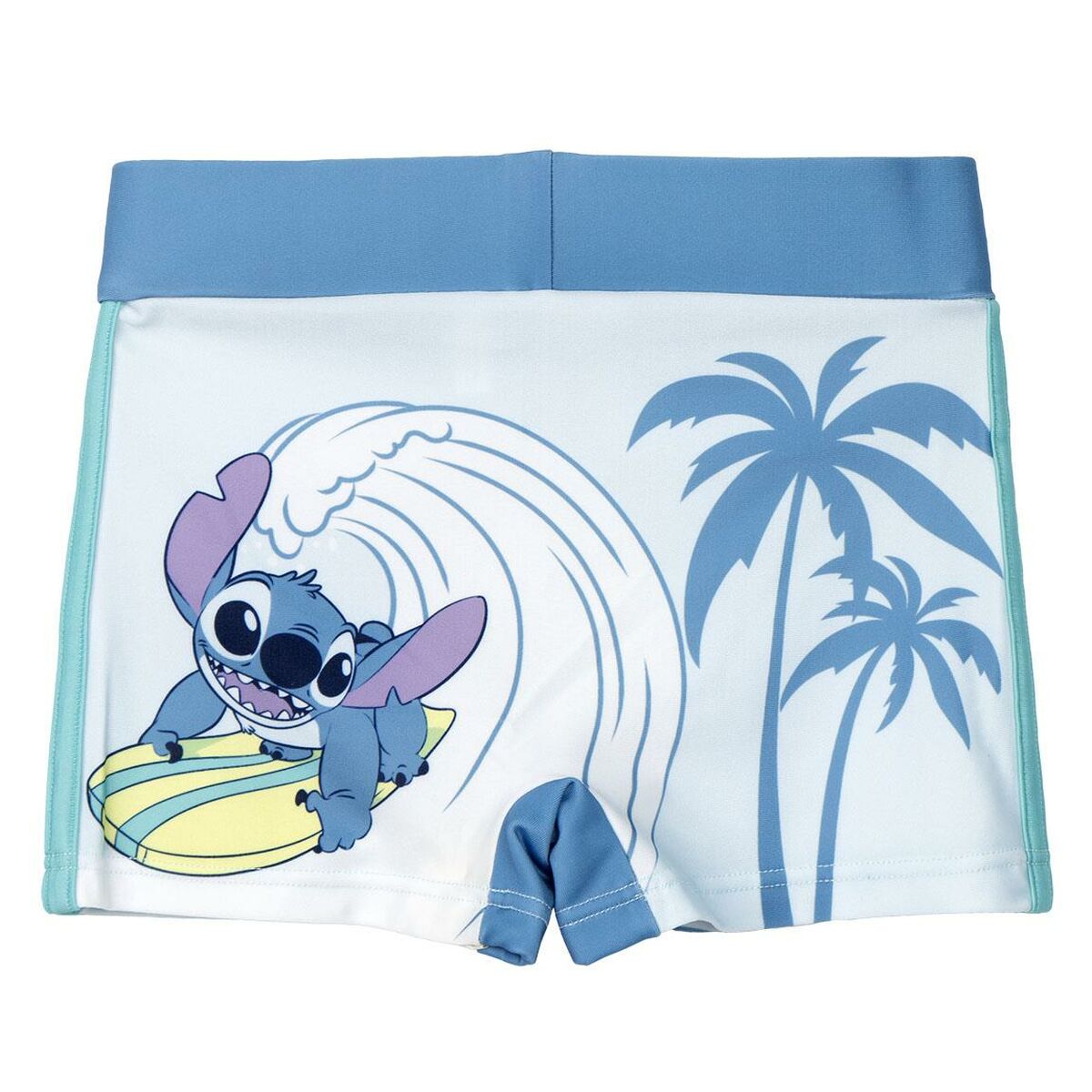 Boys Swim Shorts Stitch Blue-3