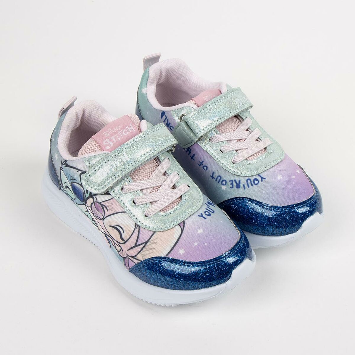 Sports Shoes for Kids Stitch Blue-3