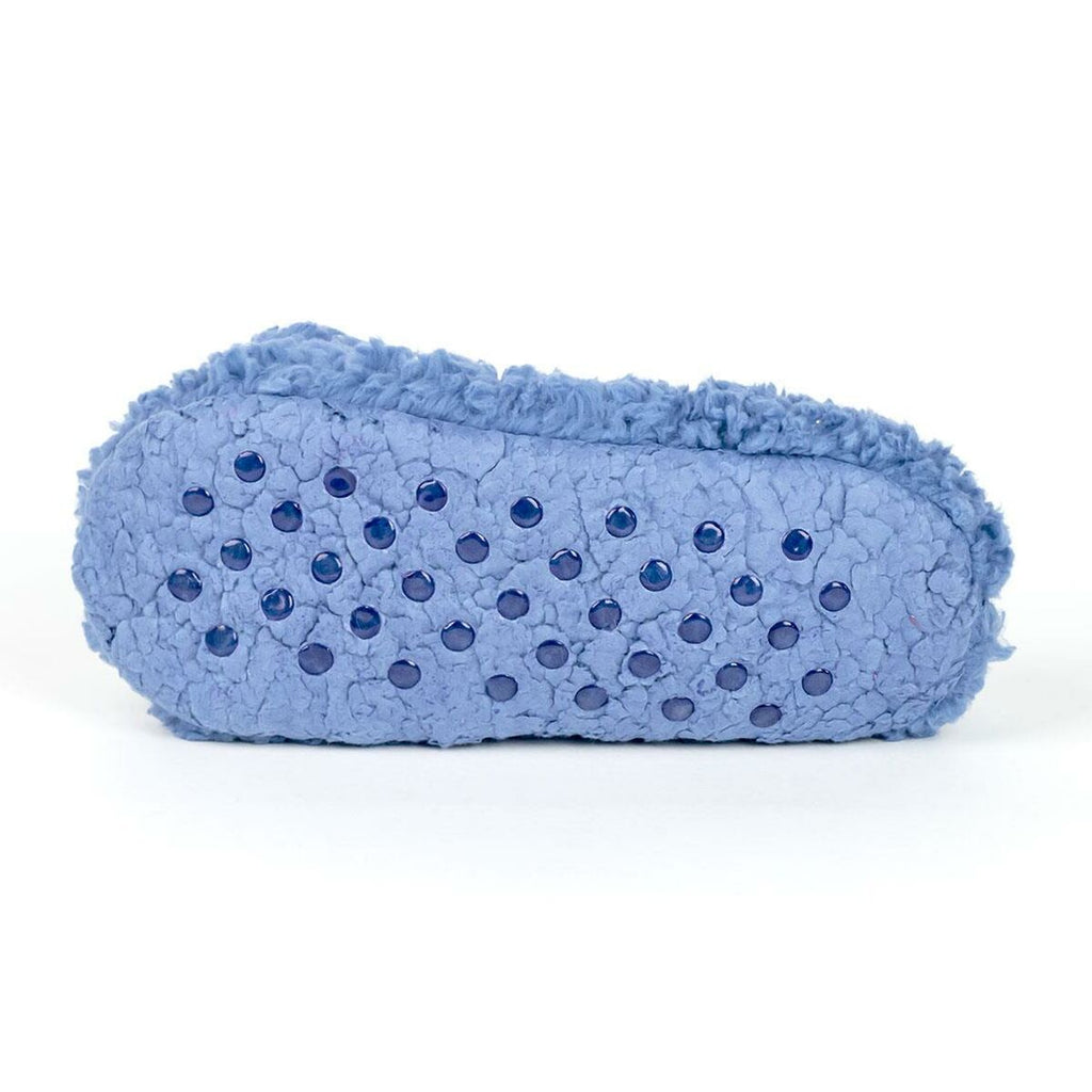House Slippers Stitch Blue-3
