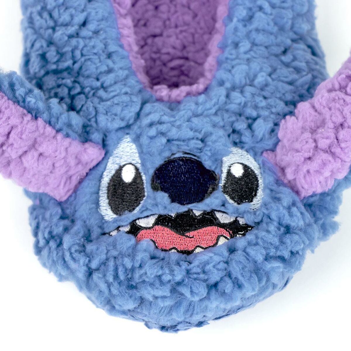 House Slippers Stitch Blue-2