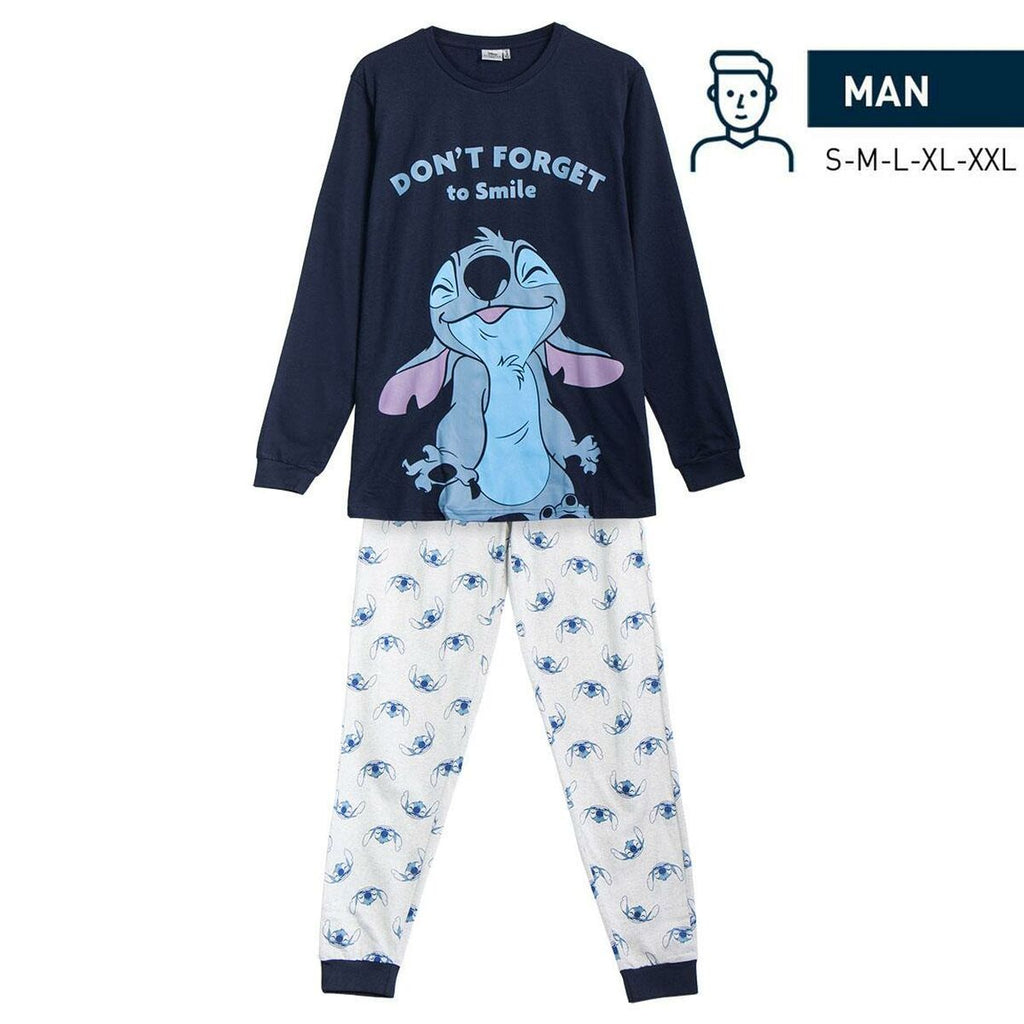 Pyjama Stitch Blue-0