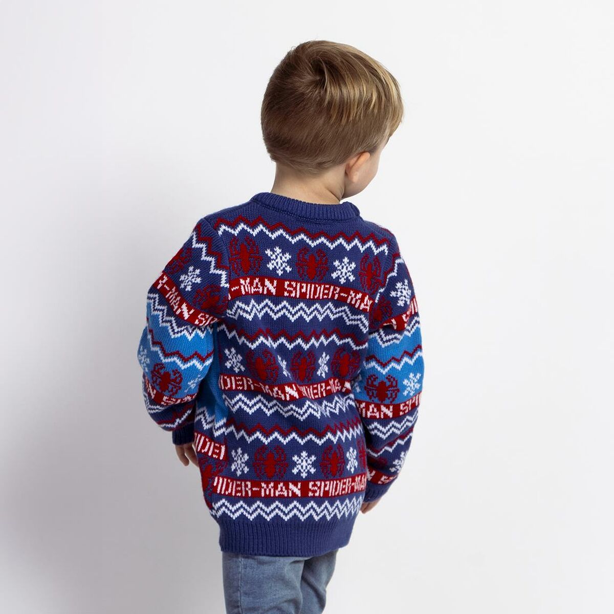 Unisex Jumper Spider-Man Blue-1