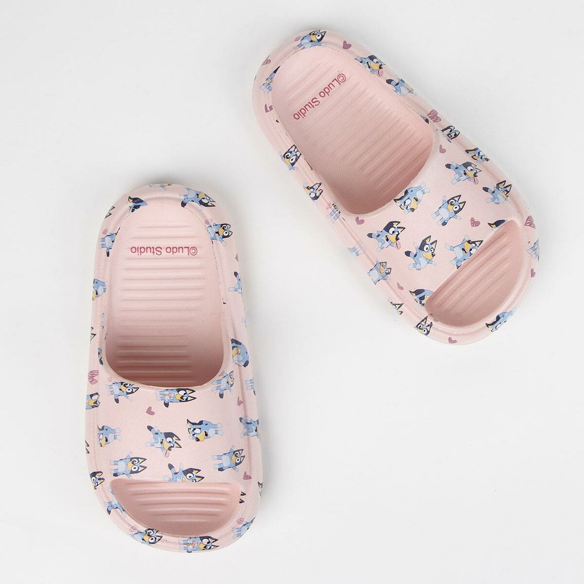 Swimming Pool Slippers Bluey Pink-2