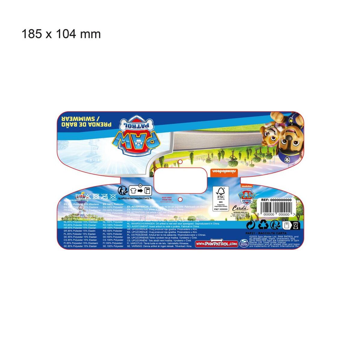 Boys Swim Shorts The Paw Patrol Blue-1