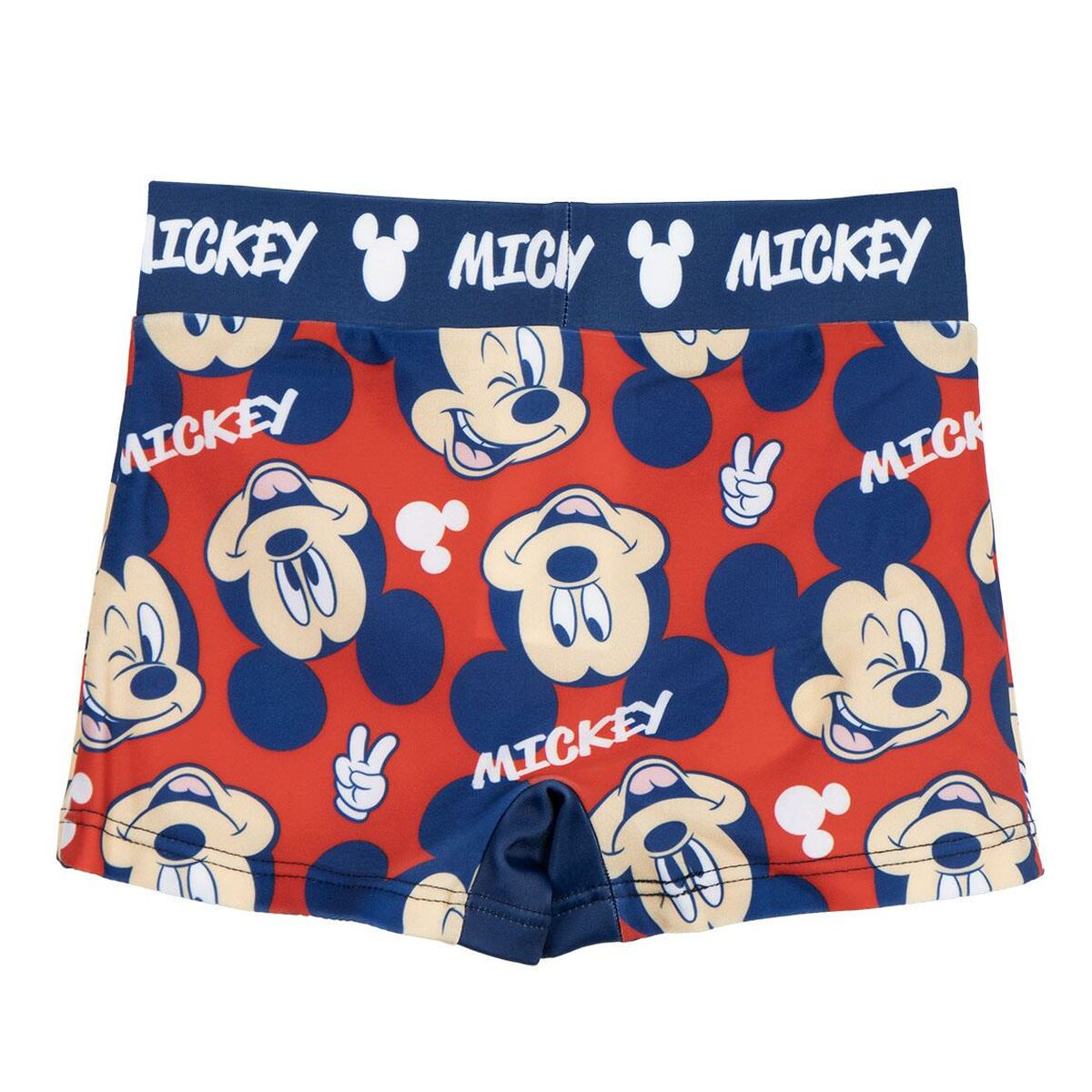 Boys Swim Shorts Mickey Mouse Red-3