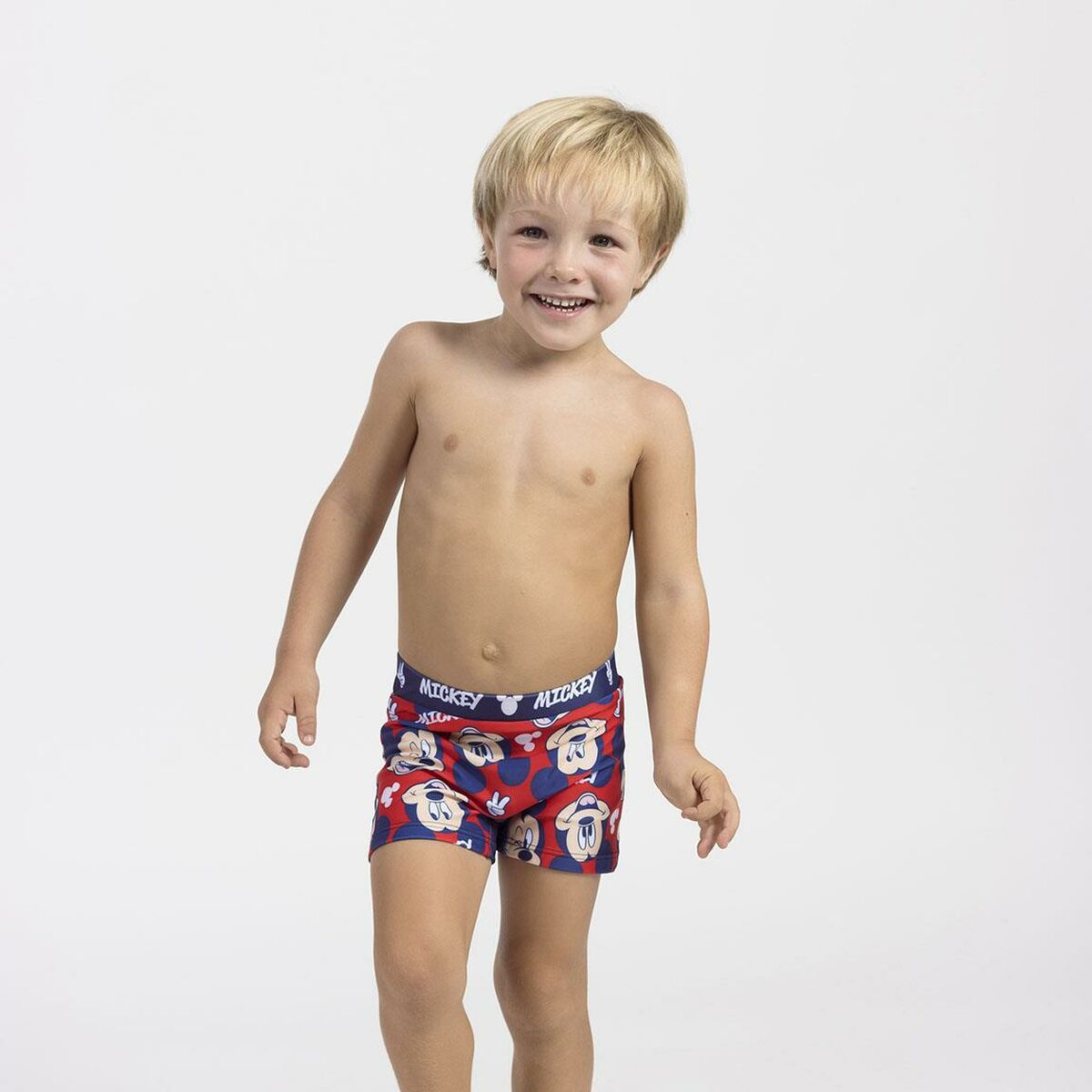 Boys Swim Shorts Mickey Mouse Red-2