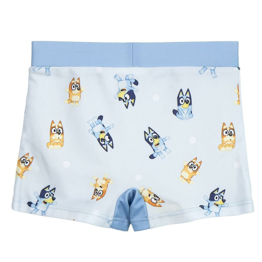 Boys Swim Shorts Bluey Light Blue-1
