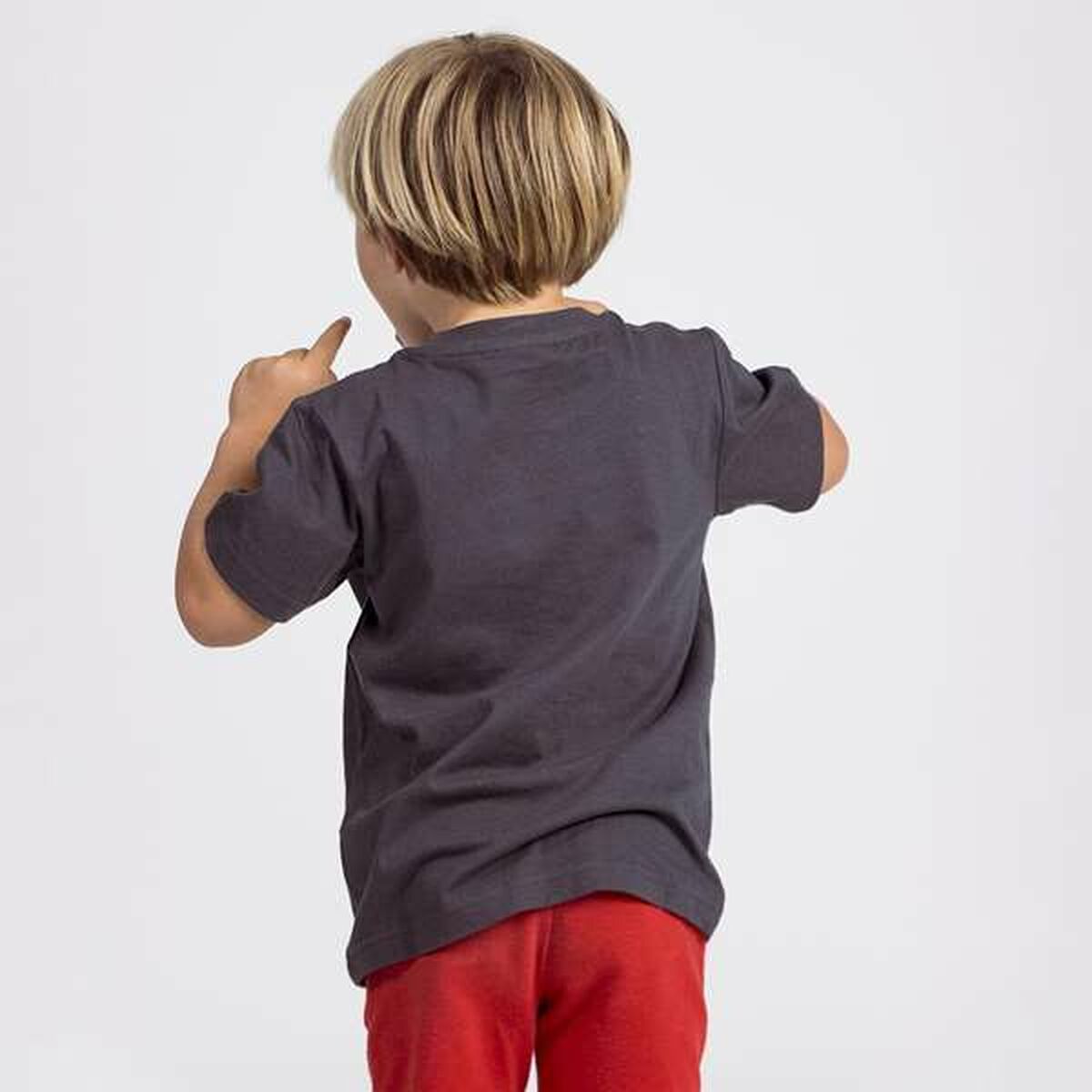 Children’s Short Sleeve T-Shirt Spider-Man Dark grey-2