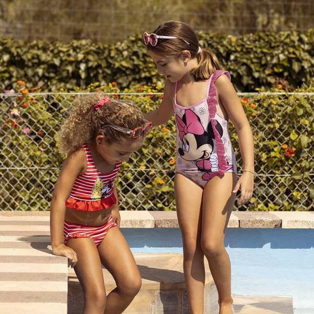Bikini Bottoms For Girls Minnie Mouse Red-1