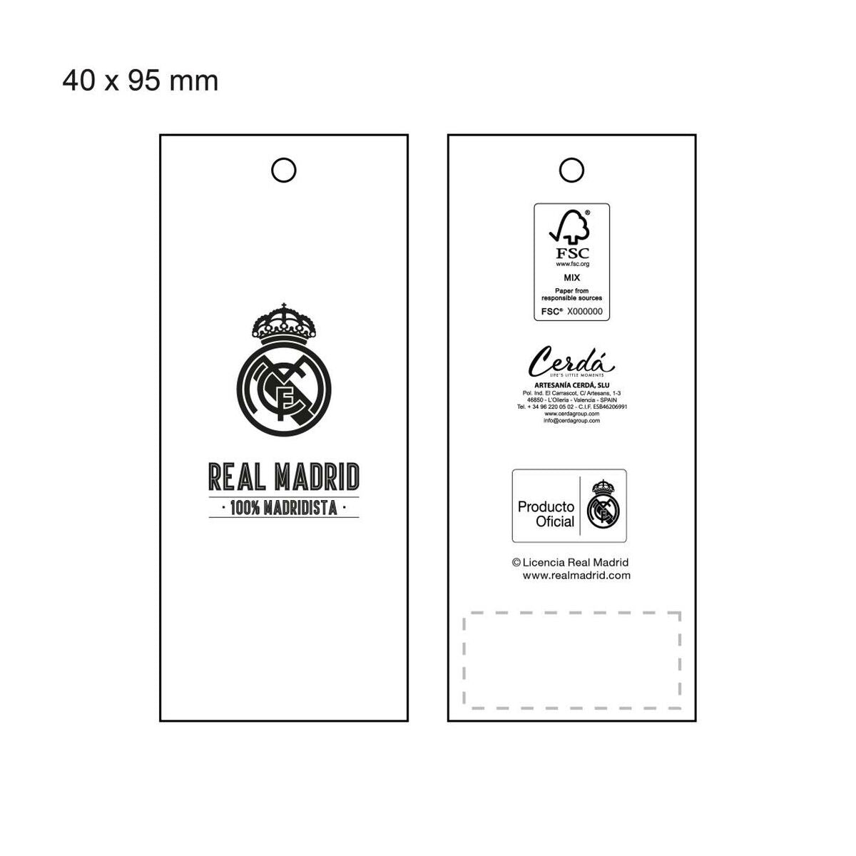 Flip Flops for Children Real Madrid C.F. Blue-3