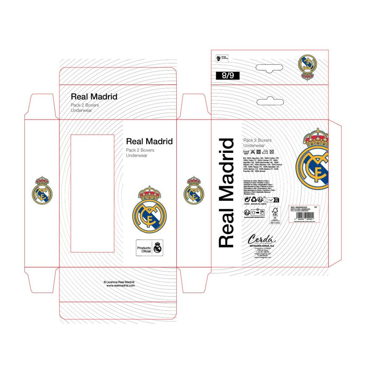 Boys Swim Shorts Real Madrid C.F. Multicolour-2