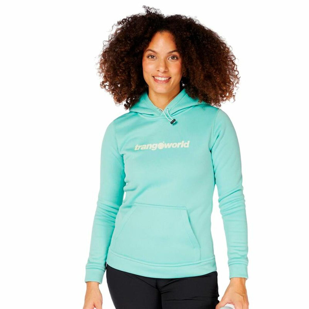 Women’s Hoodie Trangoworld Poppi Aquamarine-0