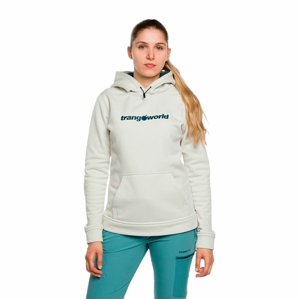 Women’s Hoodie Trangoworld Poppi White-3