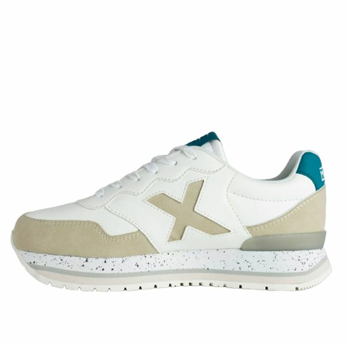 Women's casual trainers Munich Dash Sky 13 White Beige-4