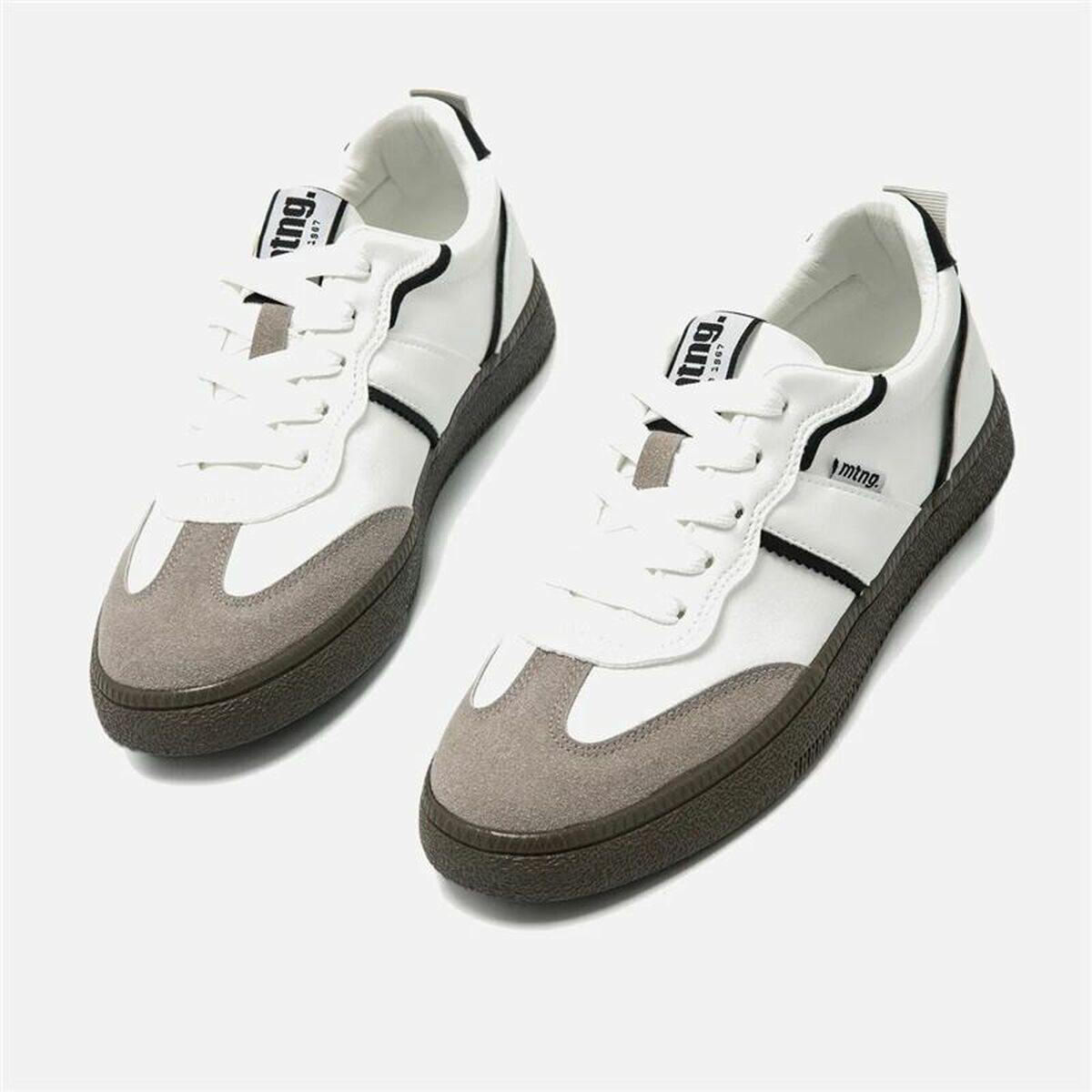 Women's casual trainers Mustang Roy White-4