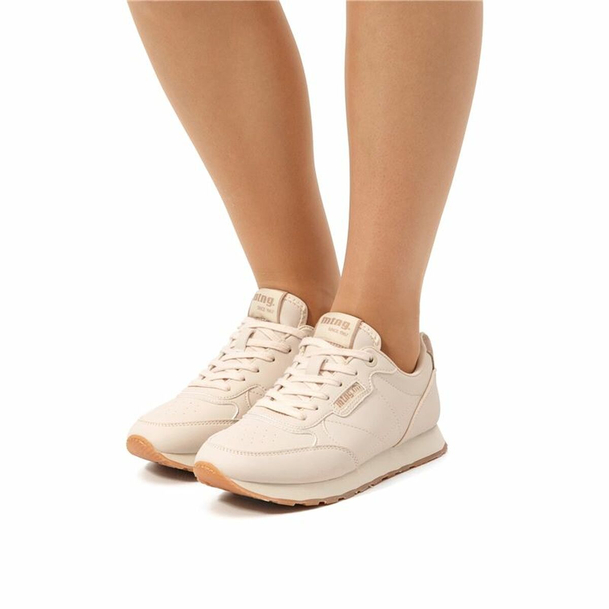 Women's casual trainers Mustang Joggo White-3