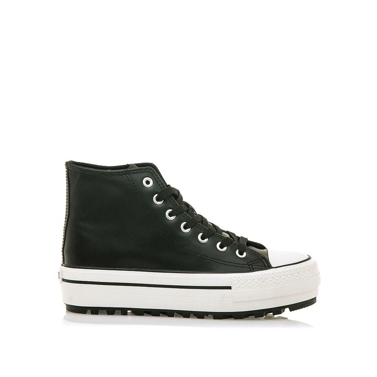 Children’s Casual Trainers Mustang Action Pu Black 60424 C20291 Black-0