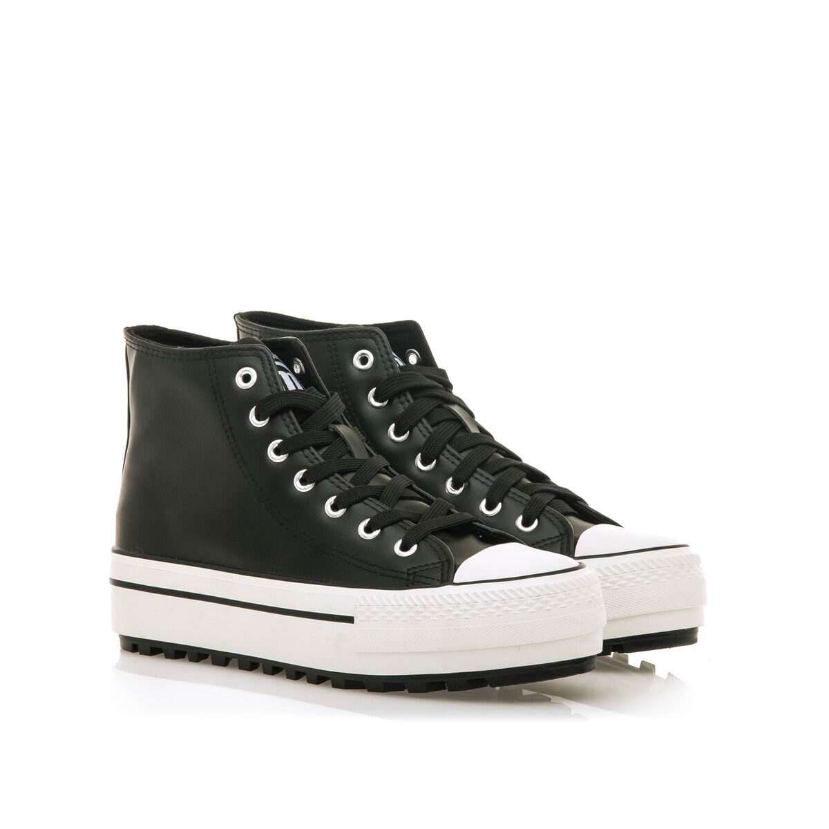 Children’s Casual Trainers Mustang Action Pu Black 60424 C20291 Black-2