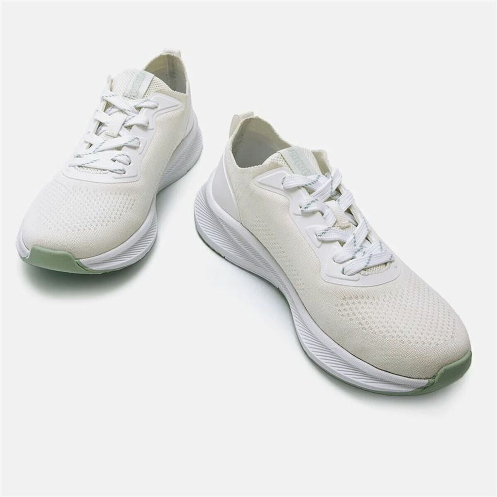 Women's casual trainers Mustang Somo White Beige-5