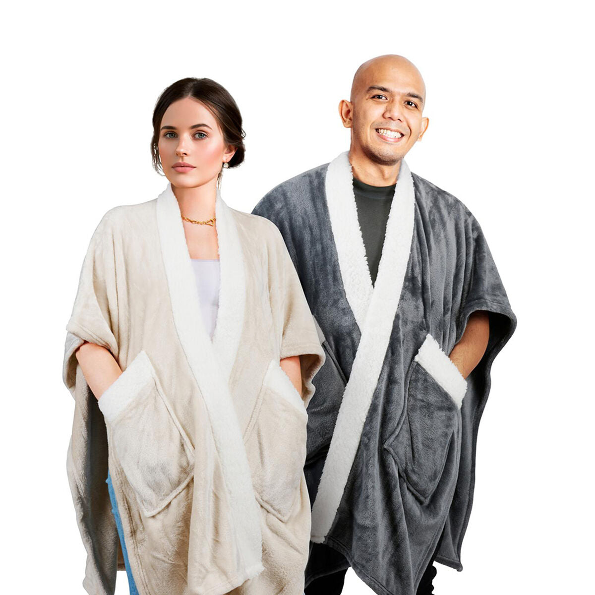 Blanket with Sleeves One size-0