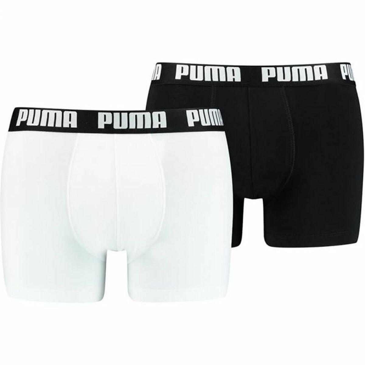 Men's Boxer Shorts Puma White 2 Units-0