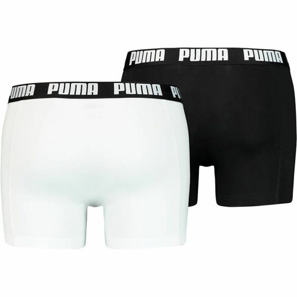 Men's Boxer Shorts Puma White 2 Units-1