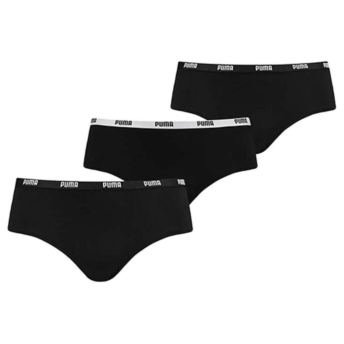 Panties HISTER Puma 503007001 200 3 Pieces Black-0