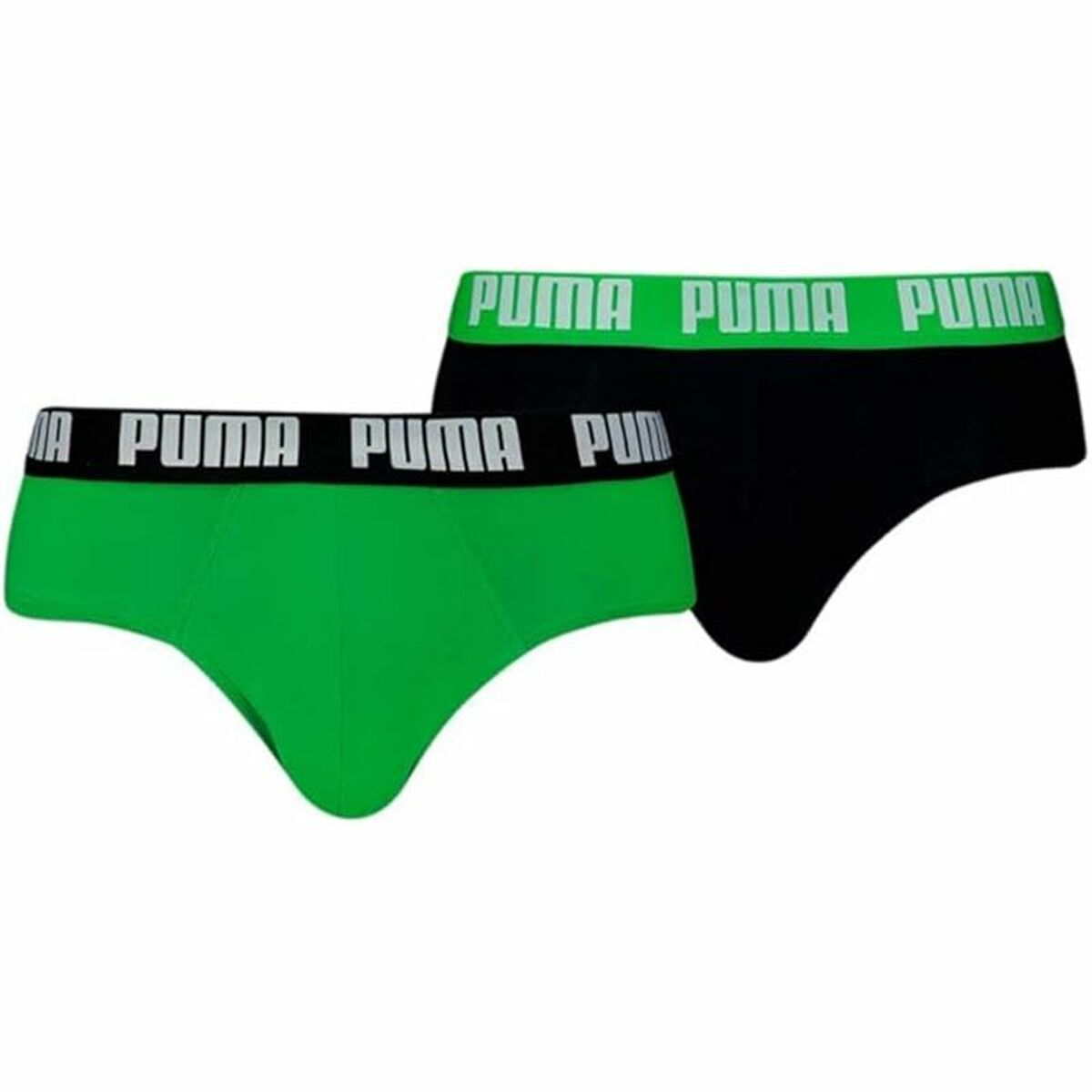 Slips Puma Black Green-0
