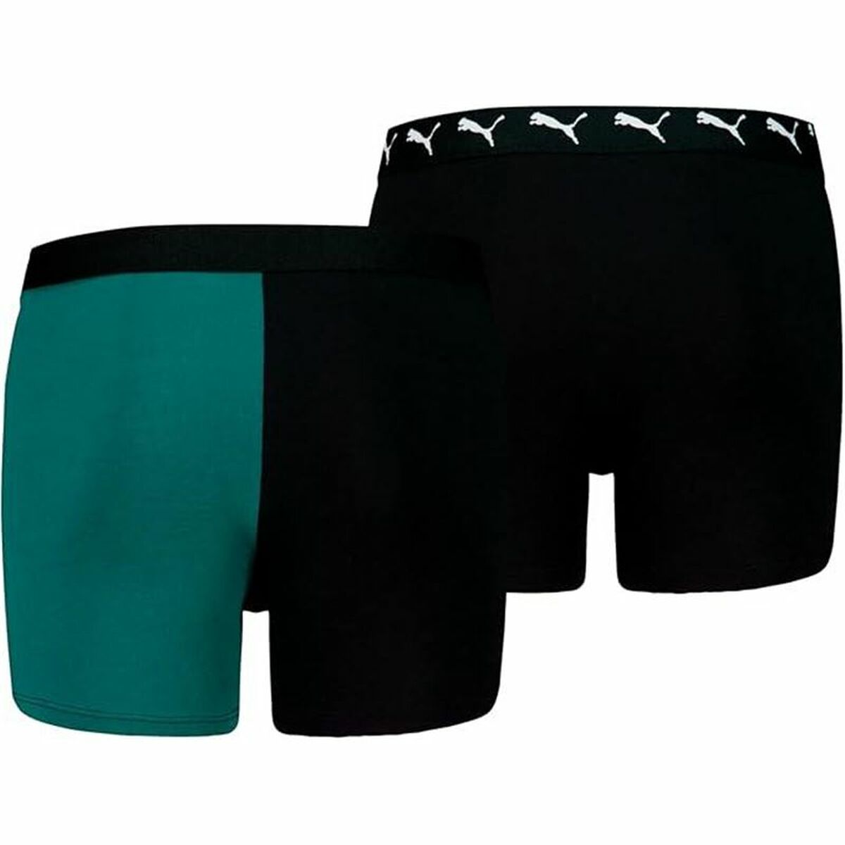 Men's Boxer Shorts Puma Black Green-1