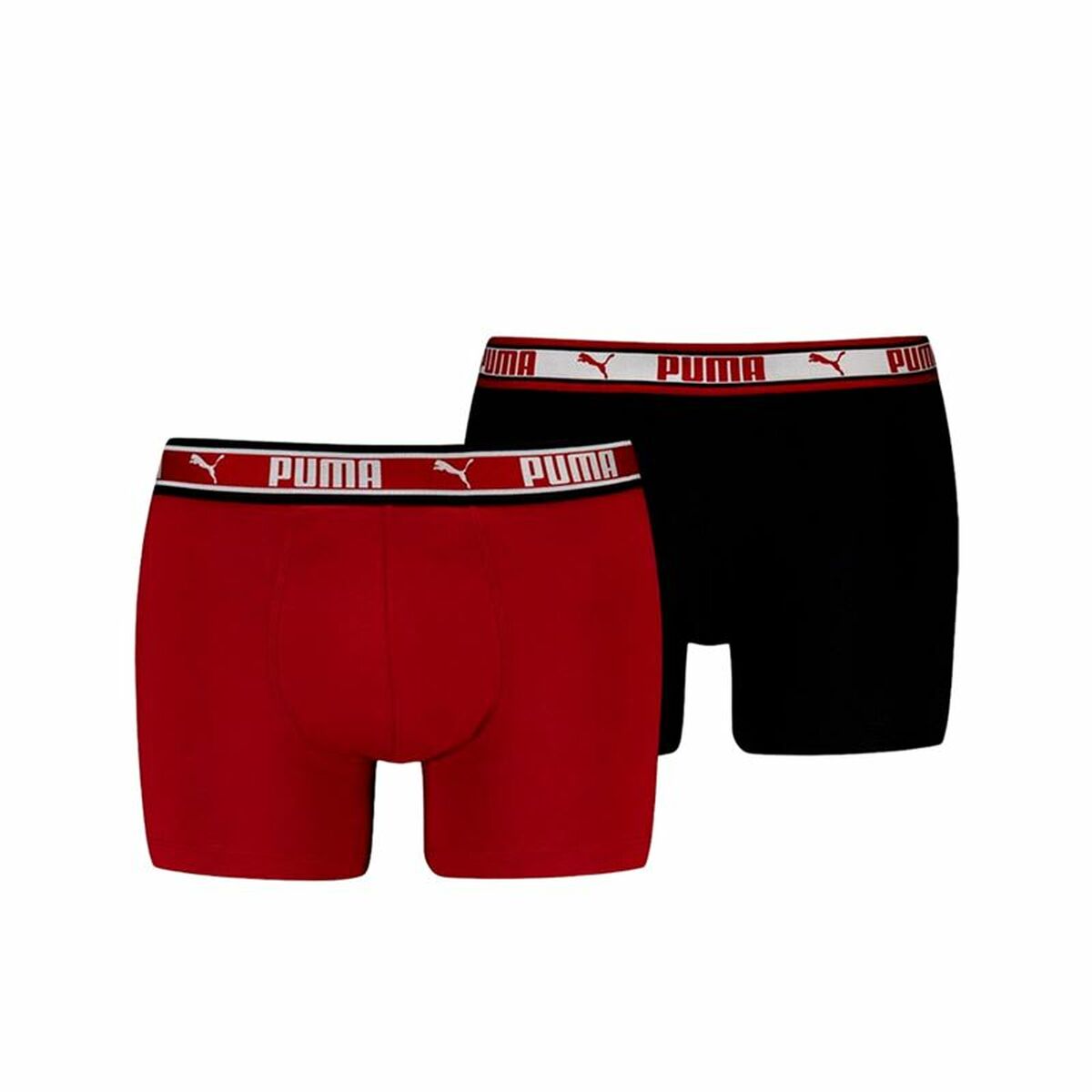 Men's Boxer Shorts Puma Black Red-0