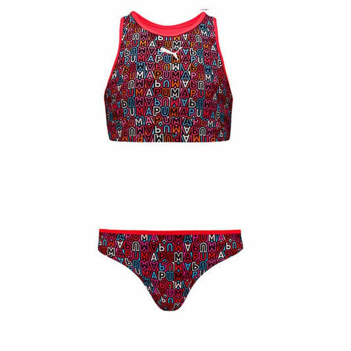Bikini Bottoms For Girls Puma Printed Set Red-0