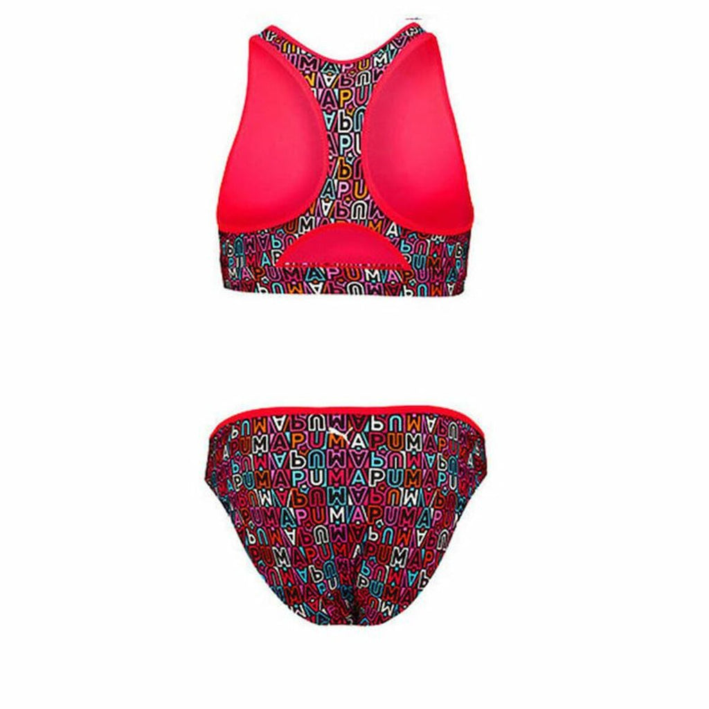 Bikini Bottoms For Girls Puma Printed Set Red-3