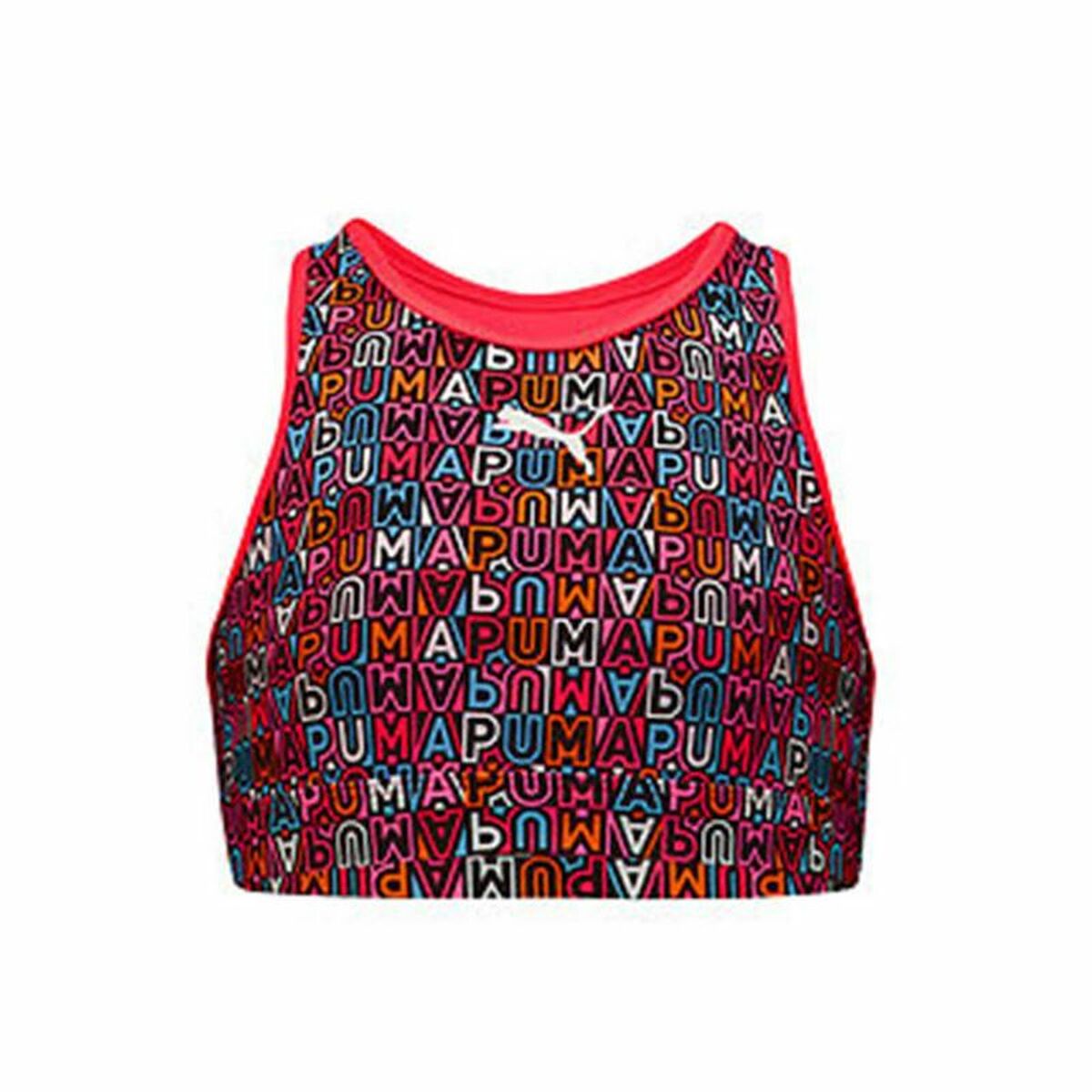 Bikini Bottoms For Girls Puma Printed Set Red-2