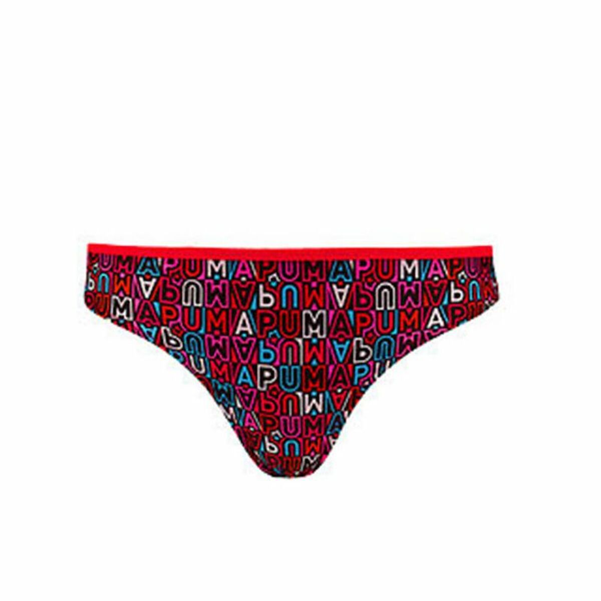 Bikini Bottoms For Girls Puma Printed Set Red-1